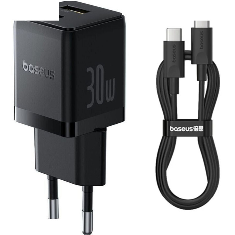 شارژر دیواری 30 وات بیسوس مدل Palm 30W  به همراه کابل USB-C