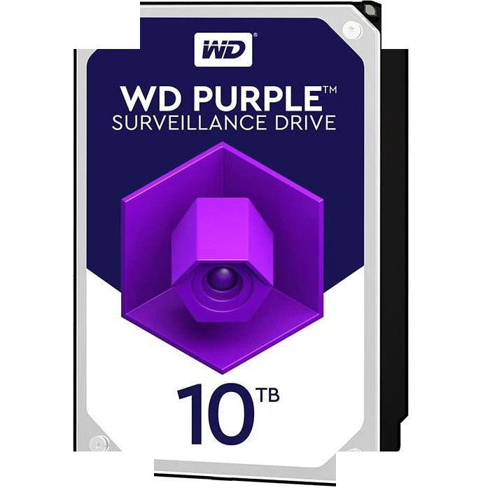 هارد دیسک اینترنال وسترن دیجیتال نوع رابط 3.0 SATA مدلPURPLE WD102PURP ظرفیت 10 ترابایت