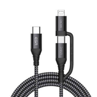  کابل تبدیل USB-C به USB-C/MicroUSB ای اِس آر مدل Braided Nylon طول 1 متر