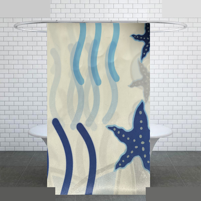 پرده حمام کد PH153 سایز 170x200 سانتی متر