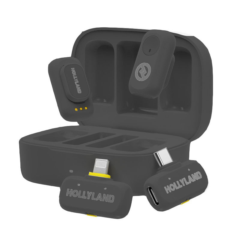 میکروفن بی سیم هالی لند مدل Lark A1 Combo با درگاه USB-C و Lightning میکروفن بی سیم هالی لند مدل Lark A1 Combo با درگاه USB-C و Lightning