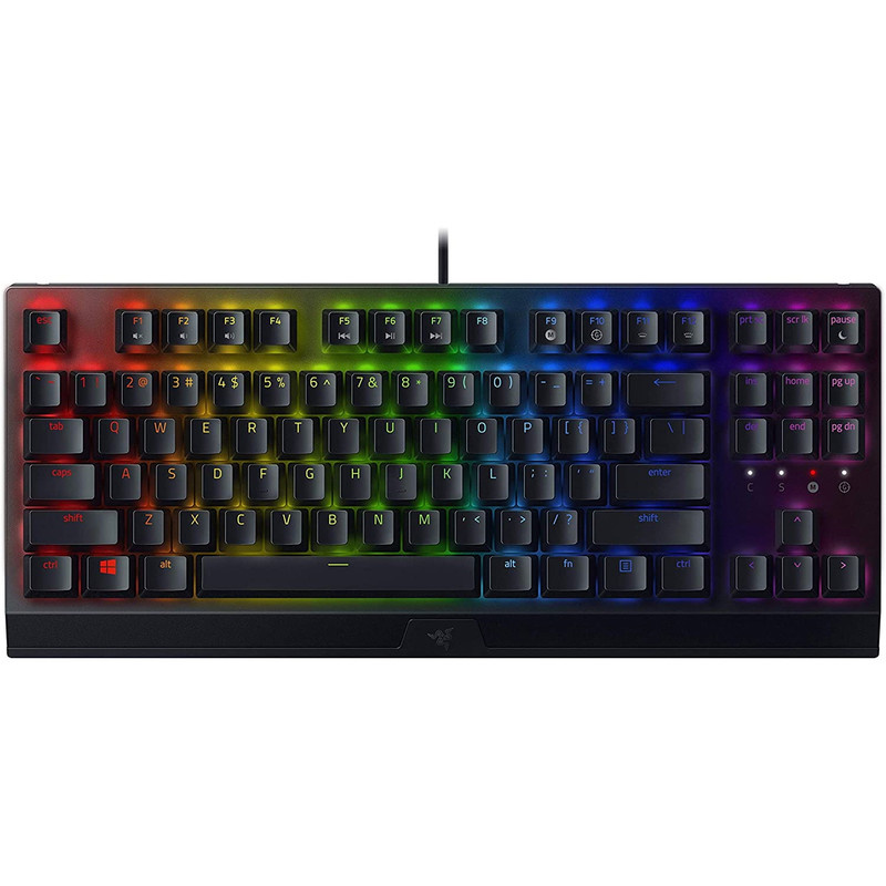 کیبورد مخصوص بازی ریزر مدل Blackwidow V3 TenKeyless Green Switches کیبورد مخصوص بازی ریزر مدل Blackwidow V3 TenKeyless Green Switches