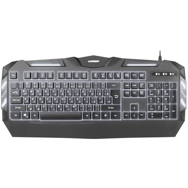 کیبورد مخصوص بازی گرین مدل GK403 کیبورد مخصوص بازی گرین مدل GK403