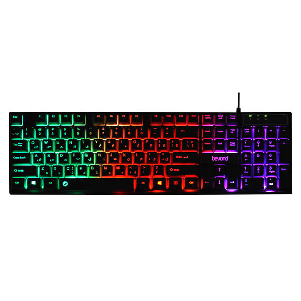 کیبورد بیاند مدل BK-7100RGBB کیبورد بیاند مدل BK-7100RGBB