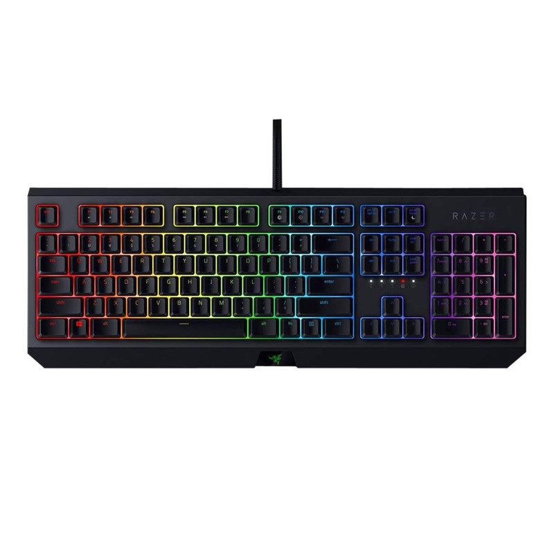 کیبورد مخصوص بازی ریزر مدل BLACKWIDOW GREEN SWITCH کیبورد مخصوص بازی ریزر مدل BLACKWIDOW GREEN SWITCH