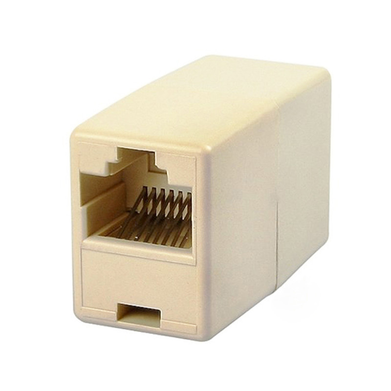 مبدل افزایش طول RJ45 مدل کوپلر بسته 100عددی مبدل افزایش طول RJ45 مدل کوپلر بسته 100عددی