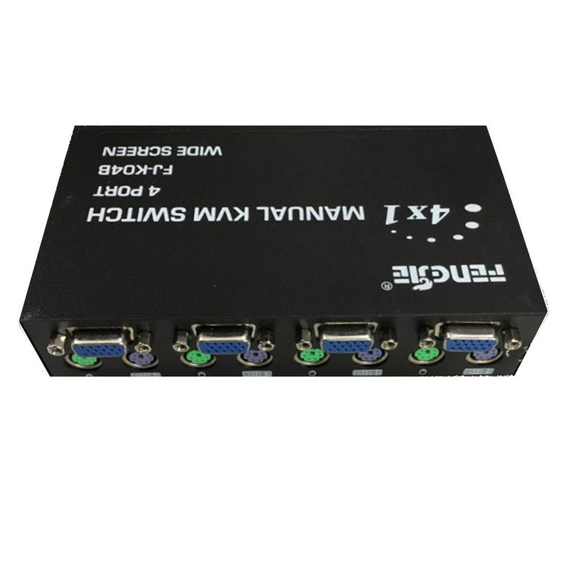 سوییچ 4 پورت KVM مدل FJ-K04-PS2