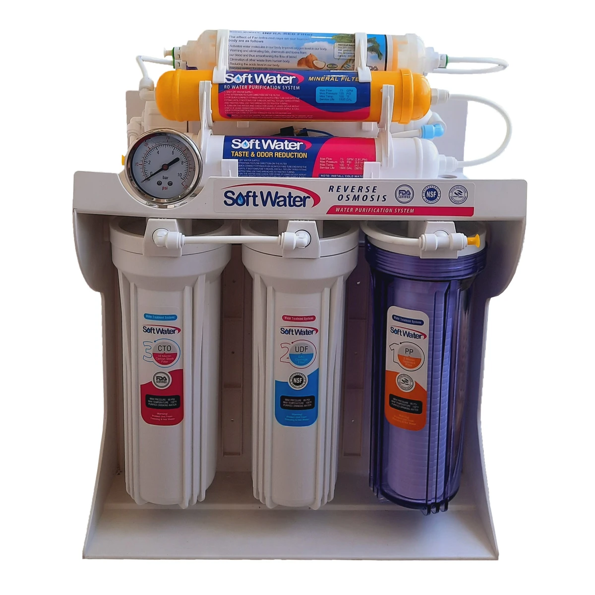 دستگاه تصفیه آب نور مدل softwater plast m800-small-image