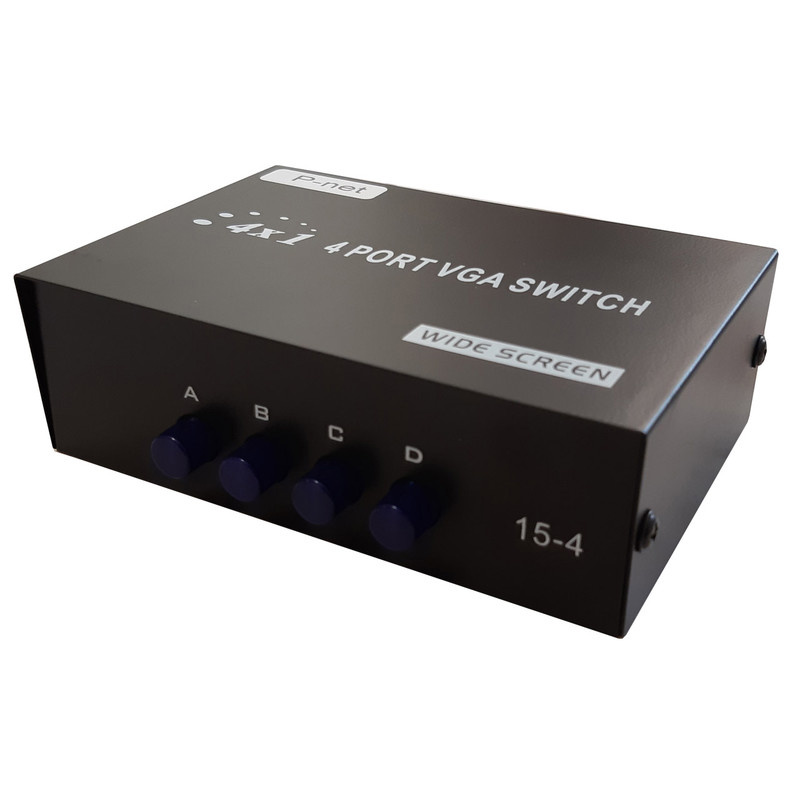 سوییچ چهار پورت VGA مدل VGA-15-4 سوییچ چهار پورت VGA مدل VGA-15-4