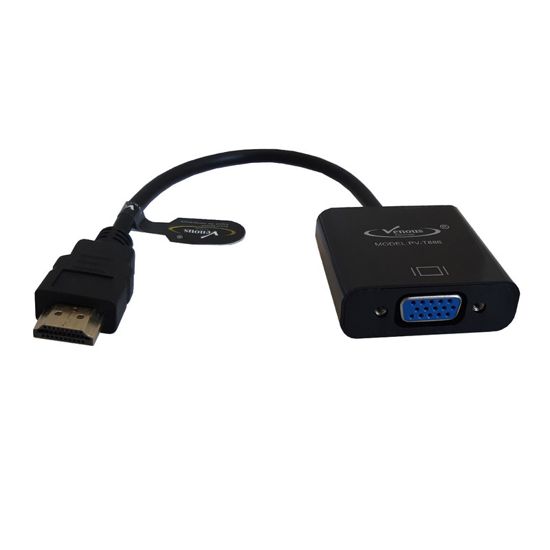 تبدیل HDMI به VGA ونوس مدل PV-T886 تبدیل HDMI به VGA ونوس مدل PV-T886