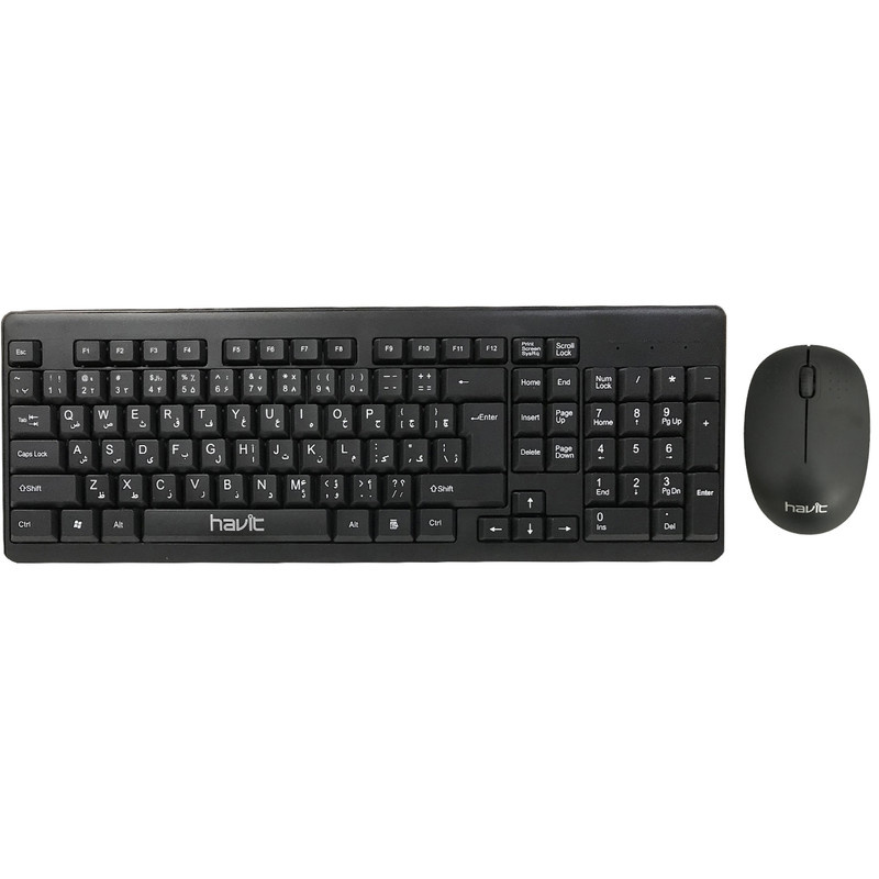 کیبورد و ماوس بی سیم هویت مدل kb670gcm