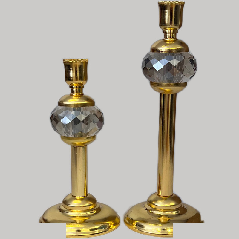شمعدان نورهام مدل کریستالی کد SHM 10-5 مجموعه 2 عددی