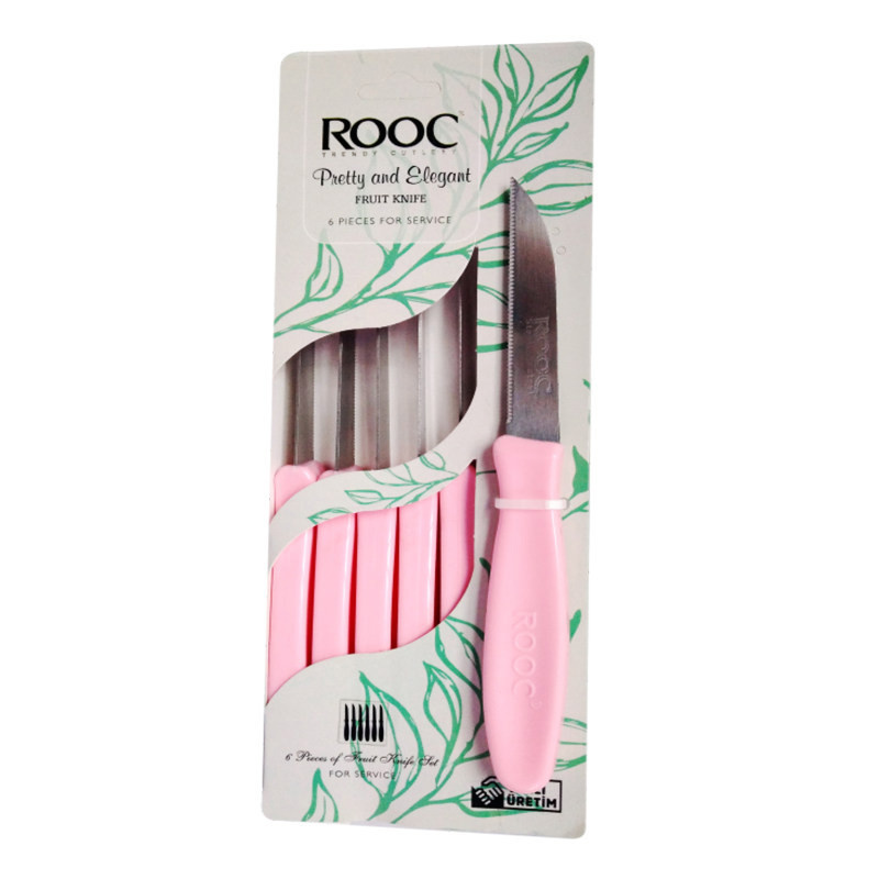 کارد میوه خوری مدل rooc 544 بسته 6 عددی کارد میوه خوری مدل rooc 544 بسته 6 عددی