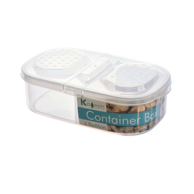 ظرف نگهدارنده کاجین مدل دو قلو container box1 ظرف نگهدارنده کاجین مدل دو قلو container box1