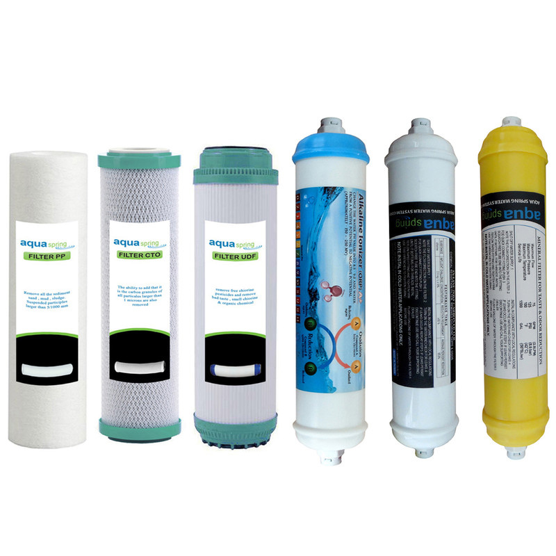 فیلتر دستگاه تصفیه کننده آب مدل SPARE FILTER- 6P مجموعه 6 عددی