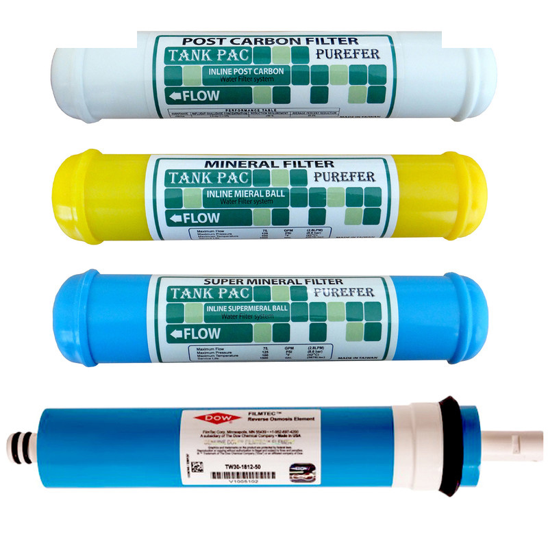 فیلتر دستگاه تصفیه کننده آب مدل TP - F300 مجموعه 4 عددی