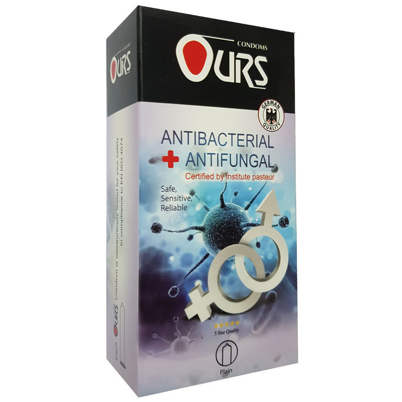 کاندوم اورز مدل Antibacterial and Antifungal بسته 12 عددی کاندوم اورز مدل Antibacterial and Antifungal بسته 12 عددی