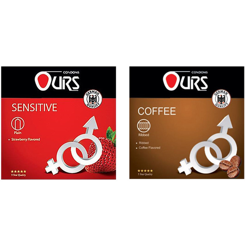 کاندوم اورز مدل Sensitive بسته 3 عددی به همراه کاندوم اورز مدل Coffee بسته 3 عددی کاندوم اورز مدل Sensitive بسته 3 عددی به همراه کاندوم اورز مدل Coffee بسته 3 عددی