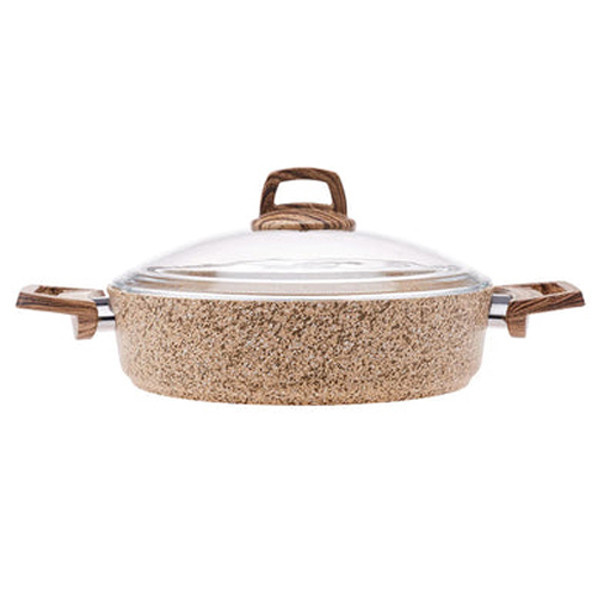 تابه کاراجا مدل Wood BioGranit سایز 26