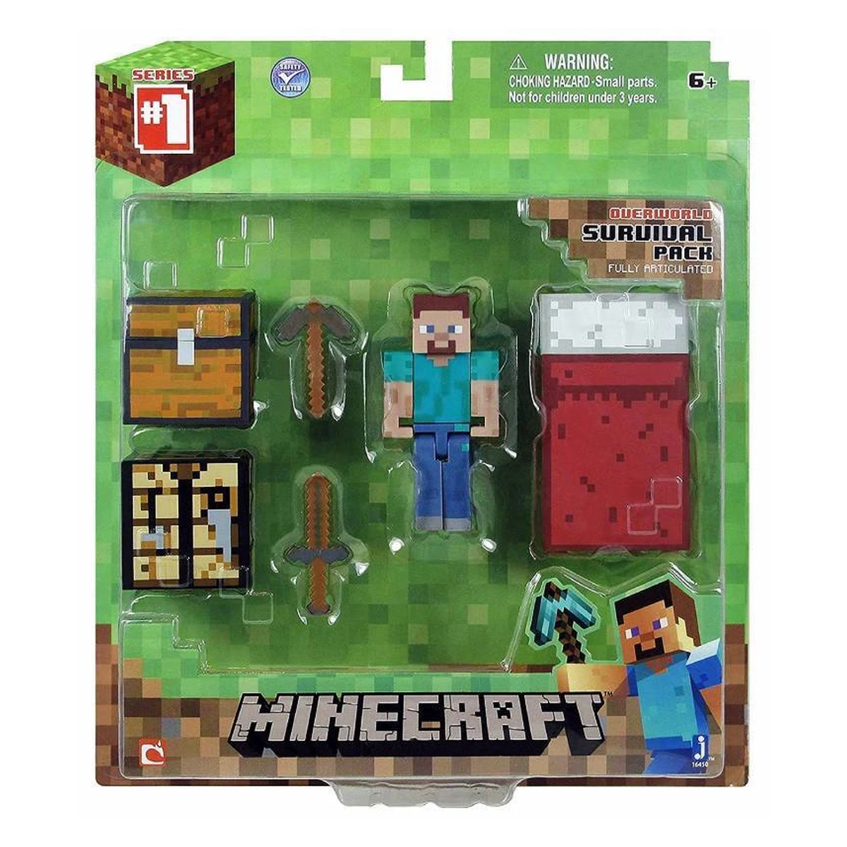 لگو استیو ماینکرافت 6 تکه Minecraft Steve Survival-small-image
