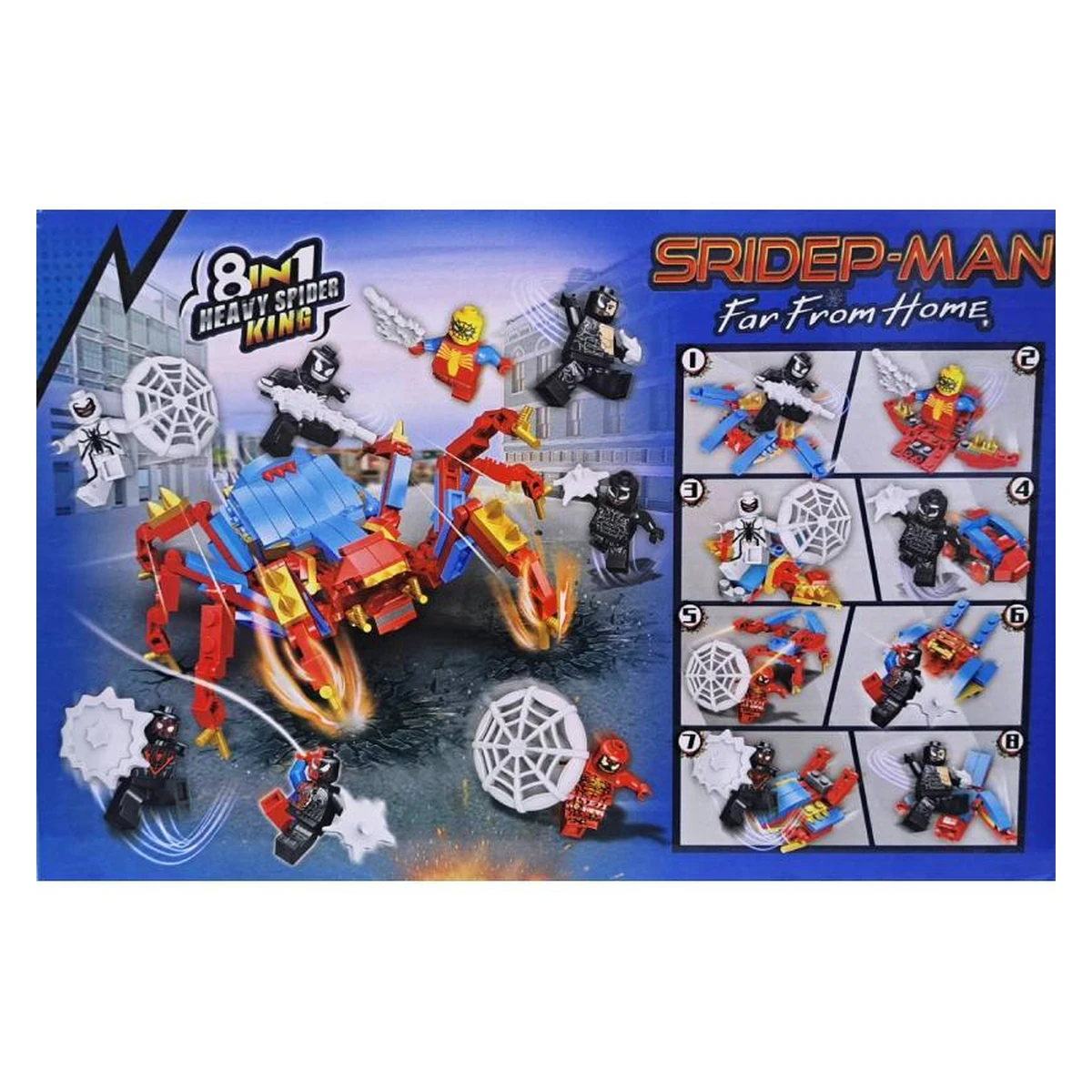 لگو اسپایدرمن Spider-Man Far From Home GT-12 بسته 16 عددی-small-image
