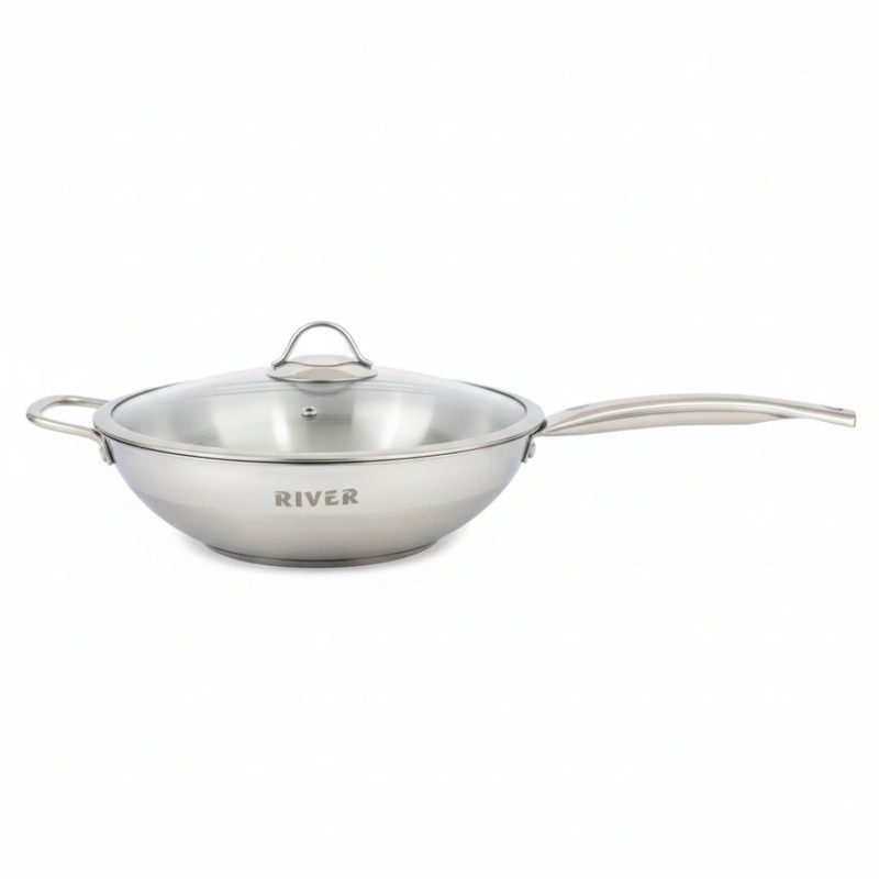 تابه ووک استیل ریور مدل سیلور کد TP3305 سایز 32