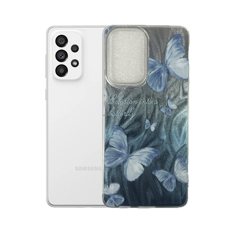 کاور طرح پروانه در مه مناسب برای گوشی موبایل سامسونگ Galaxy A52