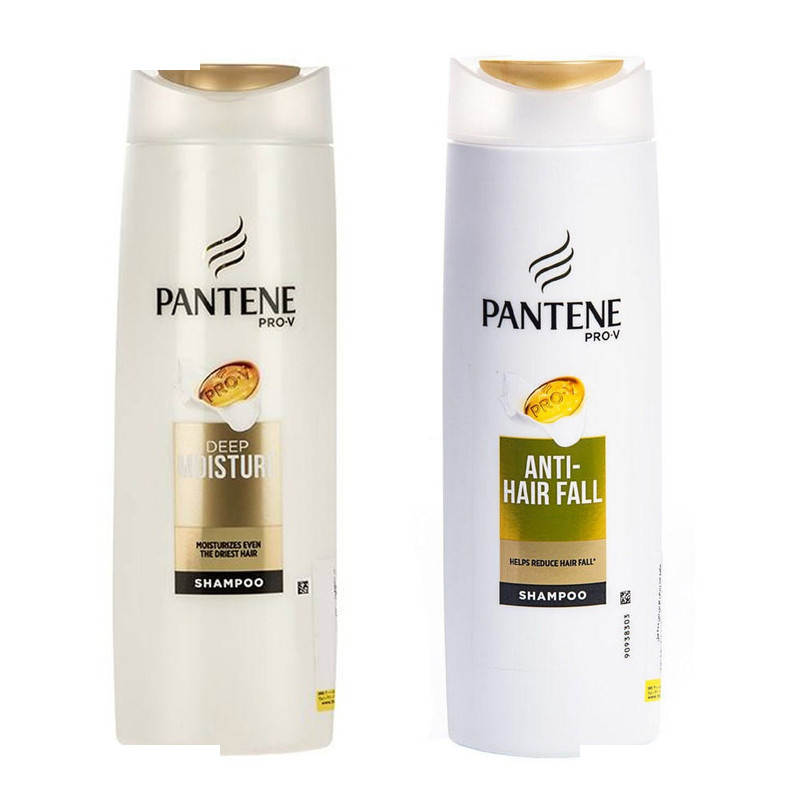 شامپو مو پنتن مدل Deep Moisture حجم 400 میلی لیتر به همراه شامپو مو مدل Anti Hair Fall شامپو مو پنتن مدل Deep Moisture حجم 400 میلی لیتر به همراه شامپو مو مدل Anti Hair Fall