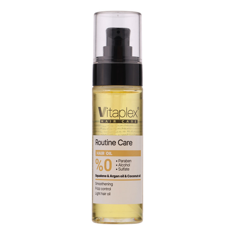 روغن نرمکننده و درخشانکننده مو ویتاپلکس مدل Routine Care مناسب موهای خشک و فر حجم 60 میلی لیتر روغن نرمکننده و درخشانکننده مو ویتاپلکس مدل Routine Care مناسب موهای خشک و فر حجم 60 میلی لیتر