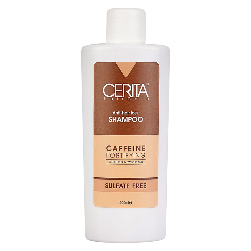شامپو تقویت کننده و ضد ریزش مو سریتا مدل Caffein حجم 200 میلی لیتر شامپو تقویت کننده و ضد ریزش مو سریتا مدل Caffein حجم 200 میلی لیتر