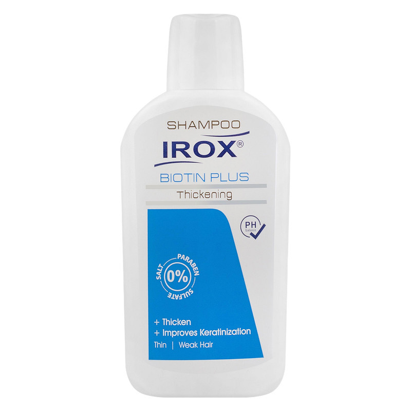 شامپو مو ایروکس مدل Biotin Plus حجم ۲۰۰ میلیلیتر