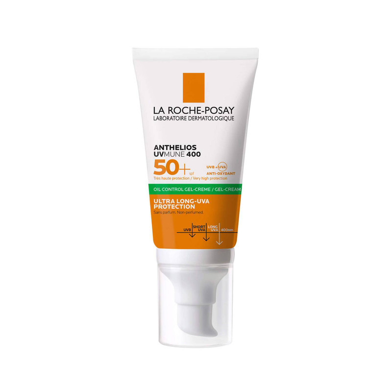 ژل کرم ضد آفتاب بیرنگ لاروش پوزای SPF 50 مدل UVMune400 OilControl مناسب پوست های چرب و حساس و مختلط حجم 50 میلی لیتر