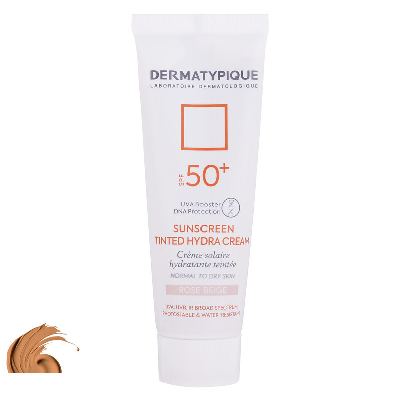 کرم ضد آفتاب رنگی درماتیپیک 50 SPF مدل هیدرا مناسب پوست نرمال تا خشک تنالیته رنگ روشن و حجم 50 میلیلیتر کرم ضد آفتاب رنگی درماتیپیک 50 SPF مدل هیدرا مناسب پوست نرمال تا خشک تنالیته رنگ روشن و حجم 50 میلیلیتر