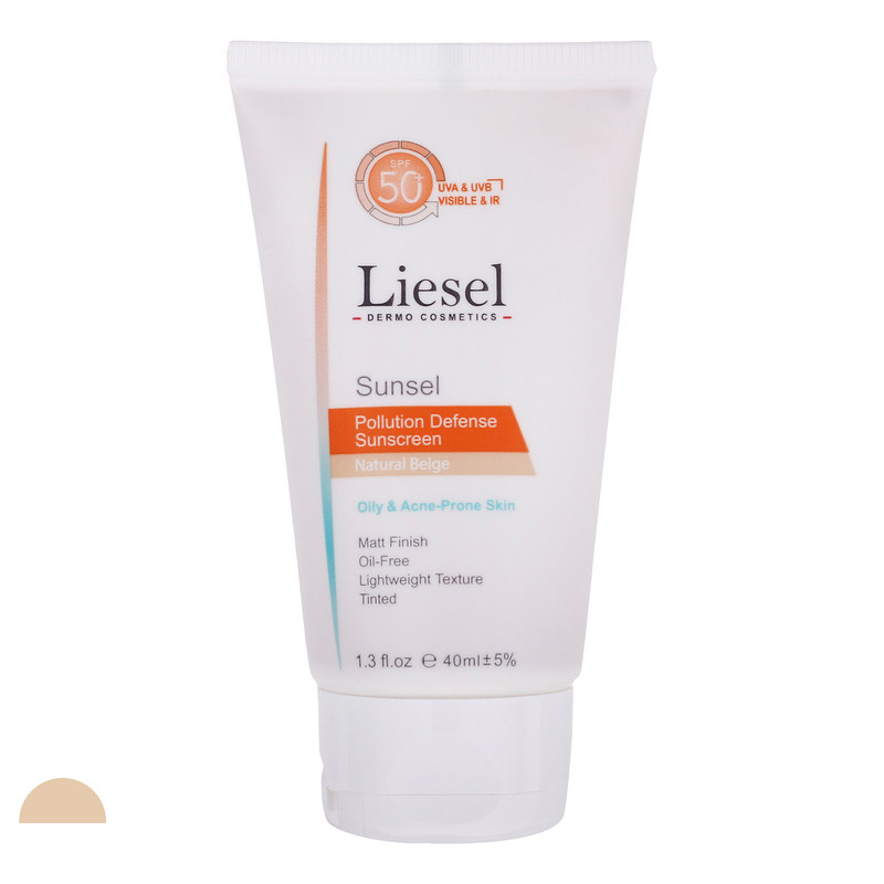 کرم ضد آفتاب رنگی لایسل SPF 50 مدل 02 مناسب پوست های چرب و آکنه ای حجم 40 میلیلیتر کرم ضد آفتاب رنگی لایسل SPF 50 مدل 02 مناسب پوست های چرب و آکنه ای حجم 40 میلیلیتر