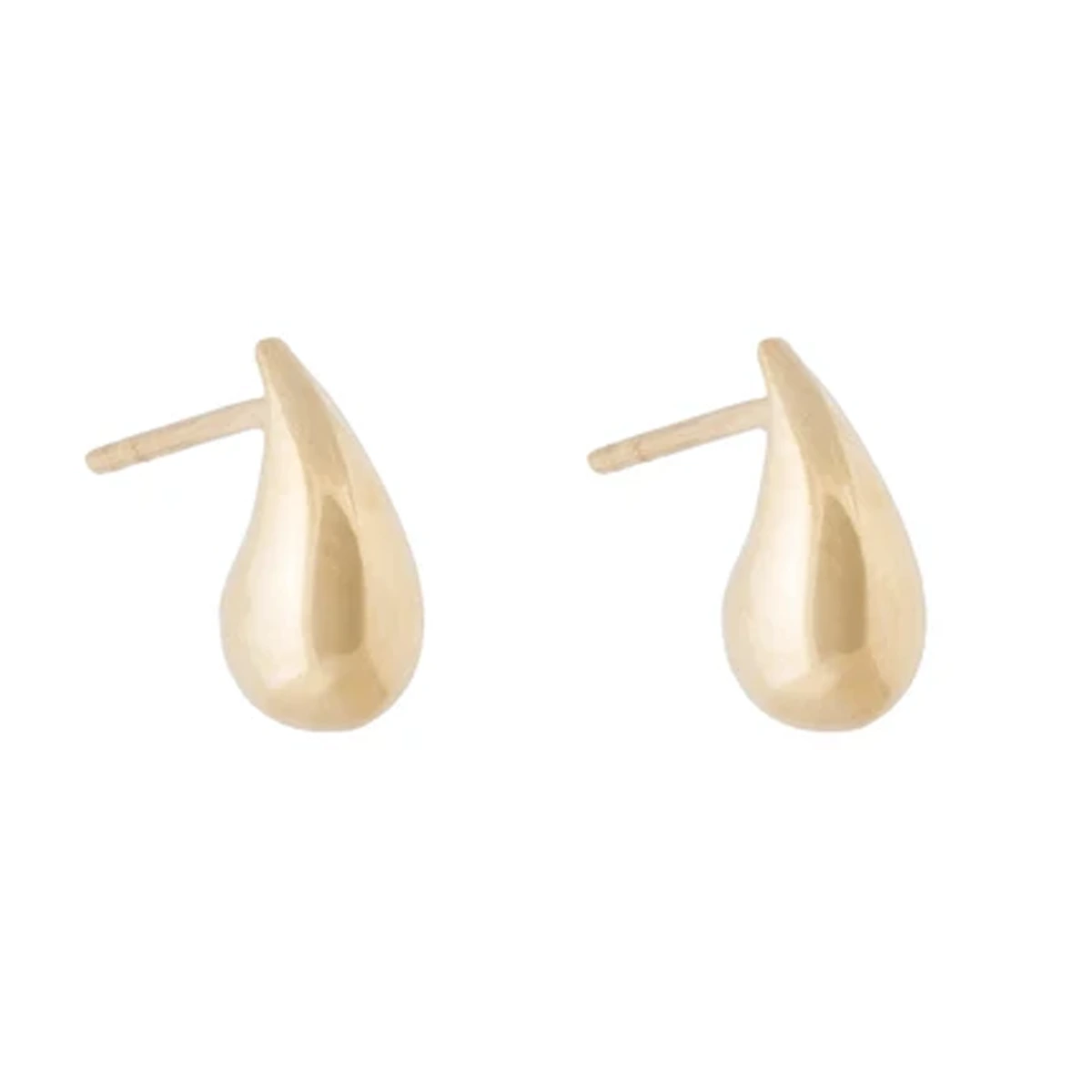 گوشواره میخی طلا 18 عیار زنانه گالری طلای سور مدل قطره-small-image