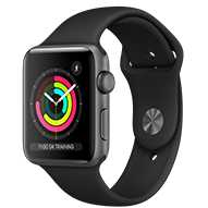 ساعت هوشمند اپل واچ سری 3 مدل 42mm بدنه آلومینیوم با بند اسپرت 