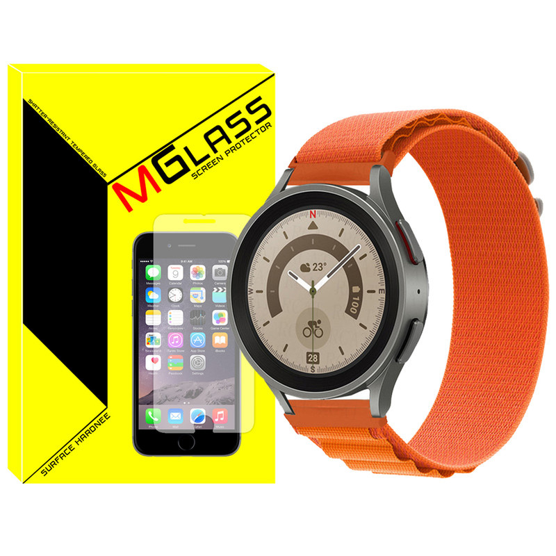 بند امگلس مدل Loop Alpine مناسب برای ساعت هوشمند سامسونگ Galaxy Watch Active 1 / Active 2 40mm / Active 2 44mm / Watch 3 size 41mm / Galaxy Watch 4 40mm / watch 4 42mm / watch 4 44mm / watch 4 46mm