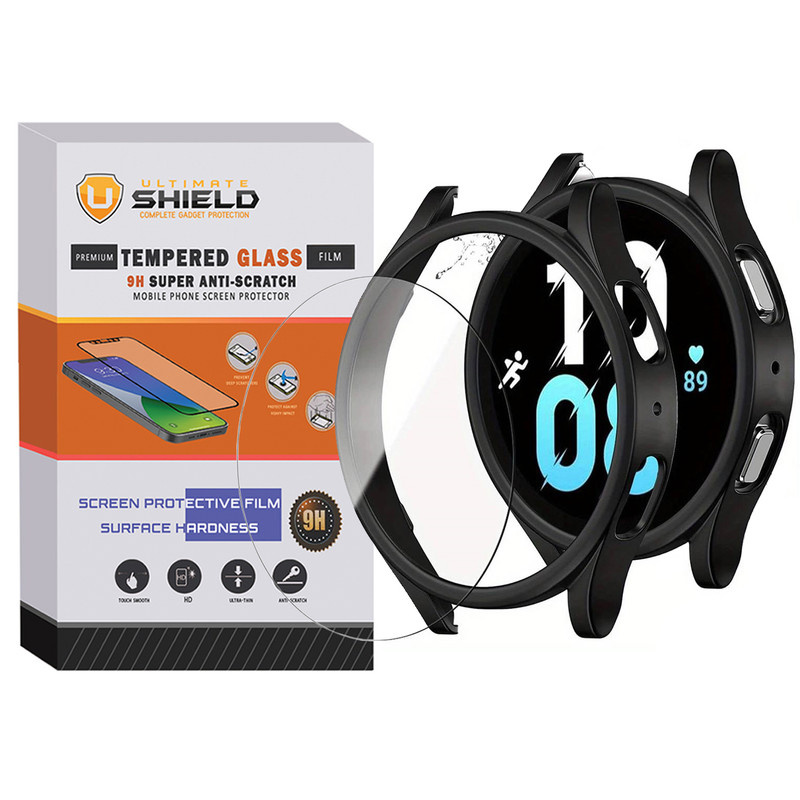 کاور آلتیمیت شیلد مدل PC-Bumper-UL مناسب برای ساعت هوشمند سامسونگ Galaxy Watch 5 40mm به همراه محافظ صفحه نمایش کاور آلتیمیت شیلد مدل PC-Bumper-UL مناسب برای ساعت هوشمند سامسونگ Galaxy Watch 5 40mm به همراه محافظ صفحه نمایش