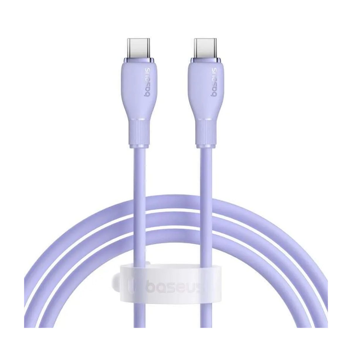 کابل دو سر تایپ سی باسئوس مدل Pudding Series P10355702511 طول 1.2 متر