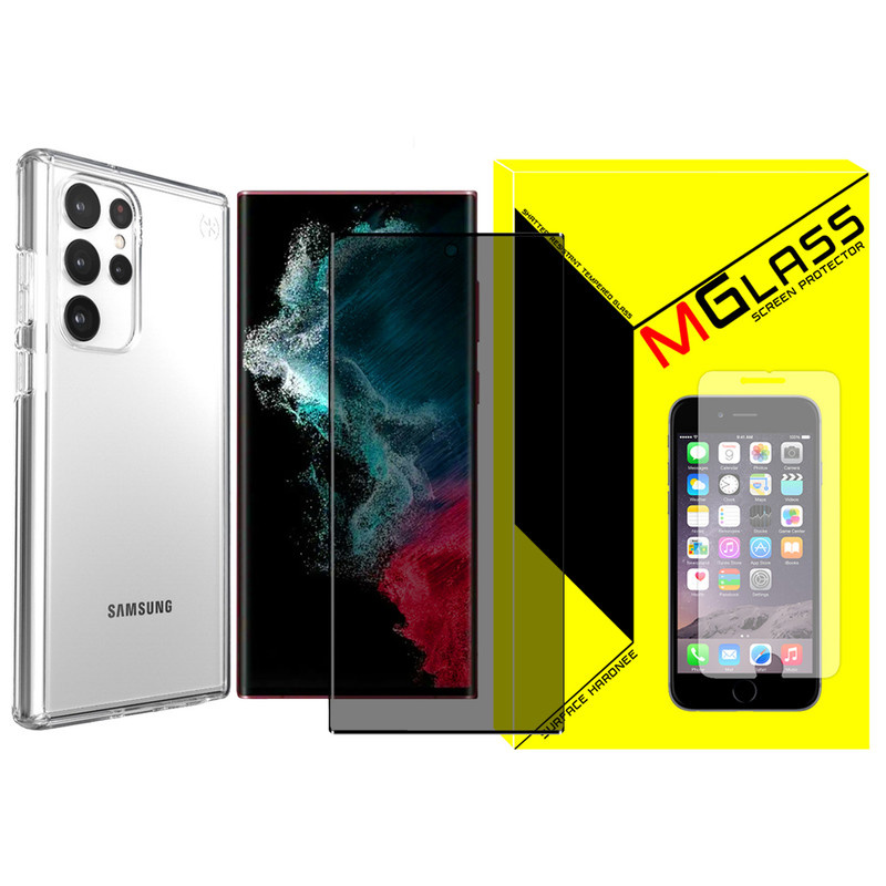 کاور ام گلس مدل Clear-PR-MG مناسب برای گوشی موبایل سامسونگ Galaxy S24 Ultra 5G به همراه محافظ صفحه نمایش گوشی