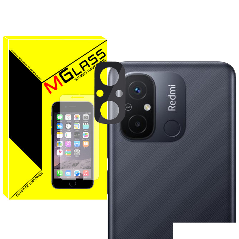 محافظ لنز دوربین ام گلس مدل 3D-MG مناسب برای گوشی موبایل شیائومی Redmi 12C