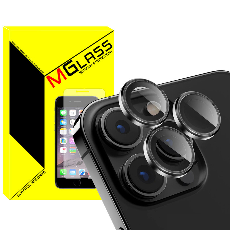 محافظ لنز دوربین ام گلس مدل Ring Metal مناسب برای گوشی موبایل اپل Iphone 13 Pro / 13 Pro Max