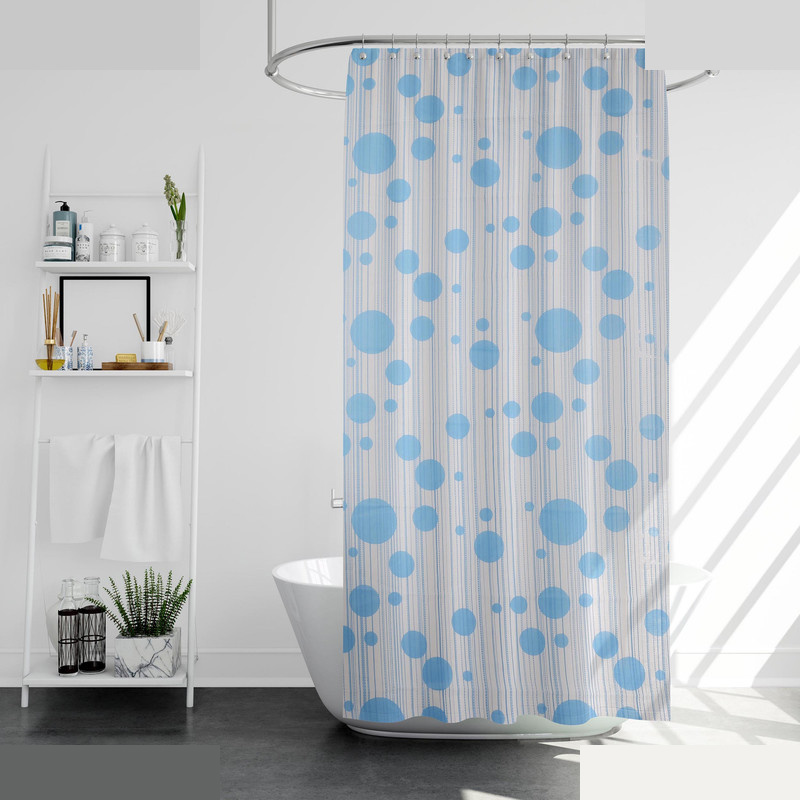 پرده حمام پیسو مدل BZ-17 سایز 180×200 سانتی متر