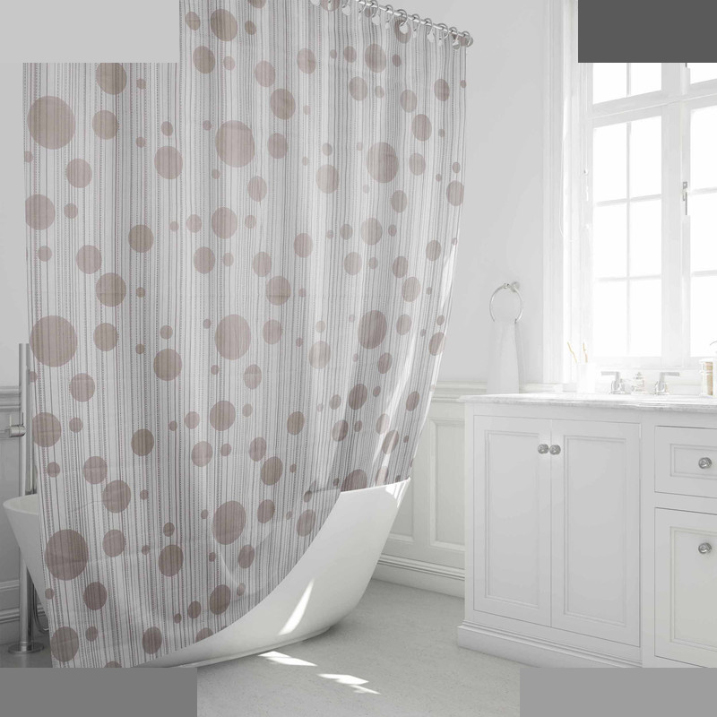 پرده حمام پیسو مدل BZ-27 سایز 180×200 سانتی متر