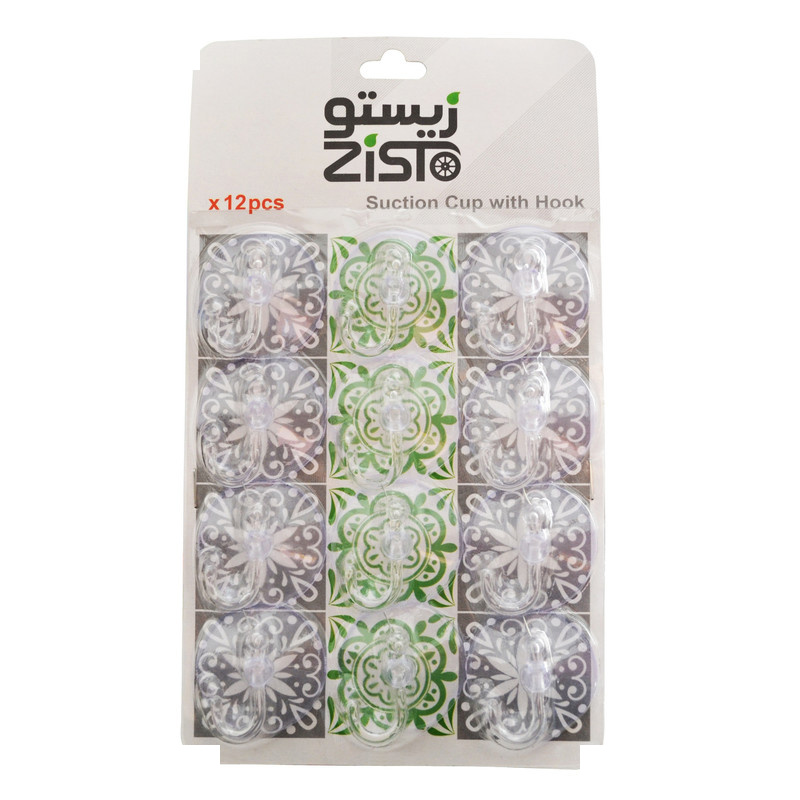 آویز حوله زیستو مدل PH40 بسته 12عددی
