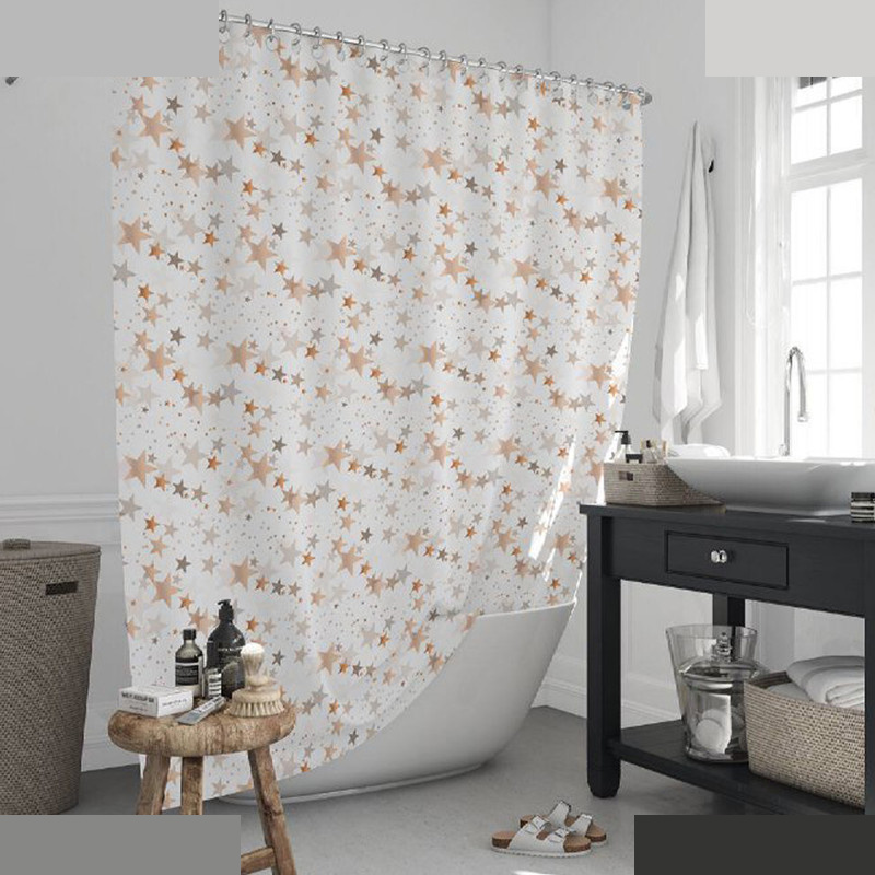 پرده حمام دلفین مدل jack-6812 سایز 180x200 سانتی متر