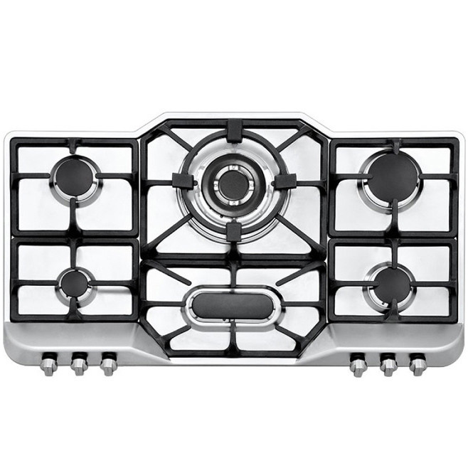 اجاق گاز صفحه ای شش شعله استیل البرز مدل S-6901