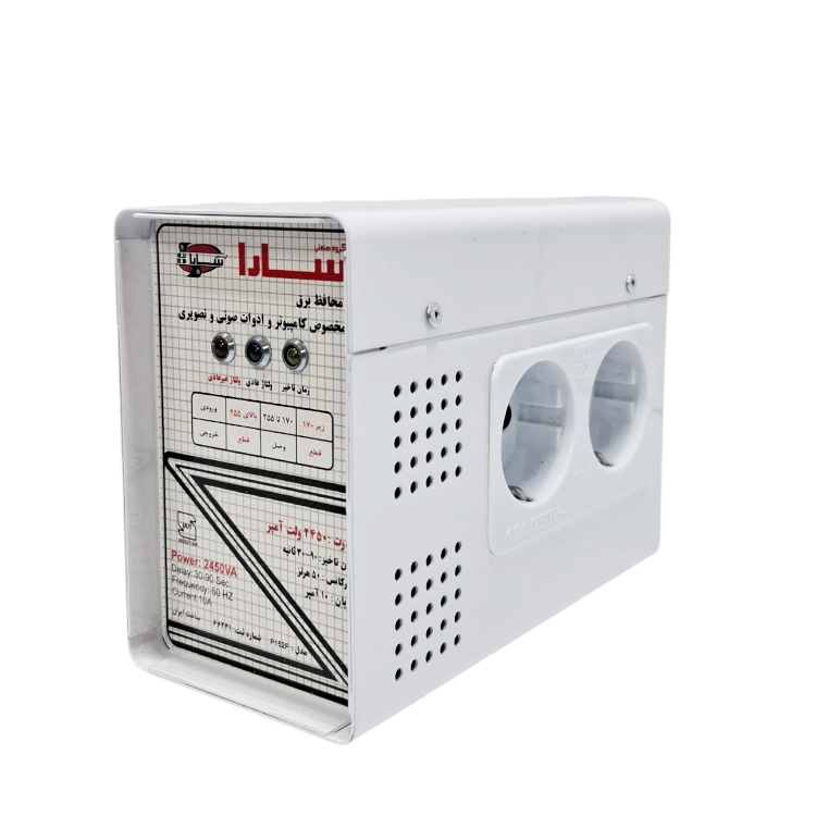 محافظ ولتاژ برق سارا مدل P152F مناسب وسایل صوتی و تصویری