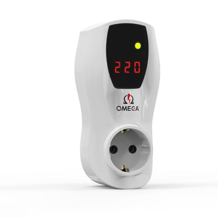 محافظ برق کولرگازی ماشین لباسشویی و ظرفشویی امگا مدل G1000