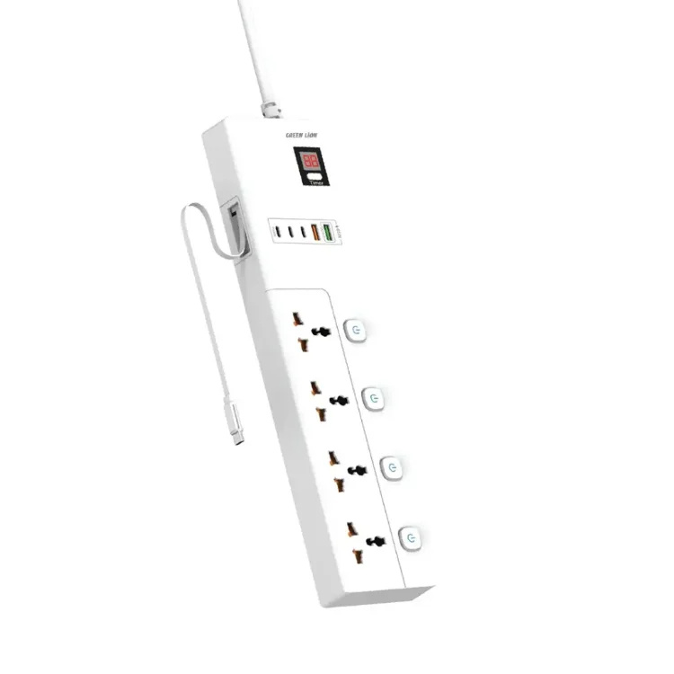 چندراهی برق گرین لاین مدل GS-800 Power Socket 3500W چندراهی برق گرین لاین مدل GS-800 Power Socket 3500W